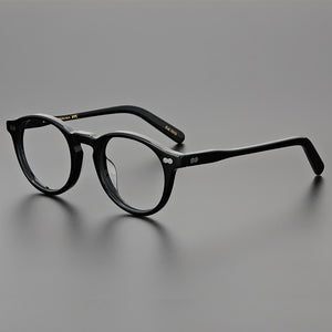 Vintage glasses frame men  Acetate MILTZEN optical eyeglasses Myopia reading prescription  women round eyewear