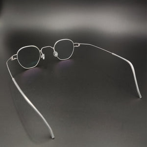 Vintage handmade polygonal small glasses retro prescription myopia presbyopia reading anti-blue light irregular glasses