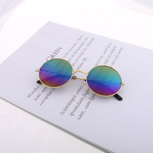 Load image into Gallery viewer, Vintage sol redondo gafas nuevo caramelo moda Vintage redondo espejo gafas de sol gafas UV 400