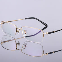 Load image into Gallery viewer, Viodream 100% Pure Titan Eyeglasses Silver Gun Gray Gold  Gafas Men Titanium Glasses Frame TG994