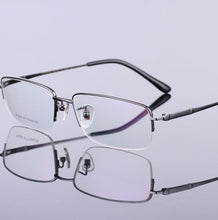 Load image into Gallery viewer, Viodream 100% Pure Titan Eyeglasses Silver Gun Gray Gold  Gafas Men Titanium Glasses Frame TG994