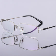 Load image into Gallery viewer, Viodream 100% Pure Titan Eyeglasses Silver Gun Gray Gold  Gafas Men Titanium Glasses Frame TG994