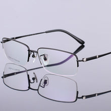 Load image into Gallery viewer, Viodream 100% Pure Titan Eyeglasses Silver Gun Gray Gold  Gafas Men Titanium Glasses Frame TG994