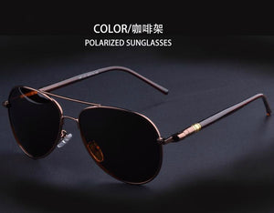 Viodream Stainless Steel pilot Sunglasses Polarized Lens Men Sun Glasses Male Driving Fishin g Out door Eyewears Accessories