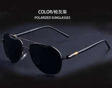 Load image into Gallery viewer, Viodream Stainless Steel pilot Sunglasses Polarized Lens Men Sun Glasses Male Driving Fishin g Out door Eyewears Accessories