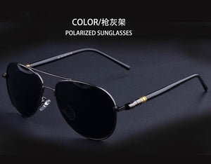 Viodream Stainless Steel pilot Sunglasses Polarized Lens Men Sun Glasses Male Driving Fishin g Out door Eyewears Accessories