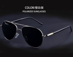 Viodream Stainless Steel pilot Sunglasses Polarized Lens Men Sun Glasses Male Driving Fishin g Out door Eyewears Accessories