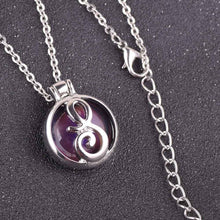 Load image into Gallery viewer, VisionMood 26 Initials Letter 2 In 1 Silver Pendant Choker Mood Necklace Temperature Change Color Feeling Emotional Color Woman