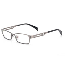 Load image into Gallery viewer, Visionect Men Eyeglasses Rectangular Metal Full Rim Glasses Frame For Prescription Lenses Myopia Reading Varifocal Lens