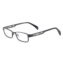 Load image into Gallery viewer, Visionect Men Eyeglasses Rectangular Metal Full Rim Glasses Frame For Prescription Lenses Myopia Reading Varifocal Lens