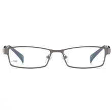 Load image into Gallery viewer, Visionect Men Eyeglasses Rectangular Metal Full Rim Glasses Frame For Prescription Lenses Myopia Reading Varifocal Lens