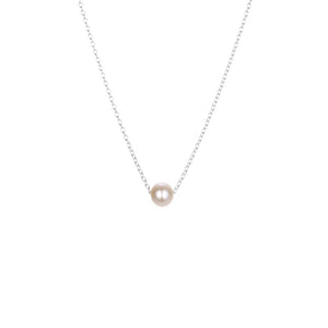 Visunion 316L Stainless Steel Necklace Exquisite Pearl Simple Rose Gold Color Link Chain Necklace Temperament Jewelry New Gift