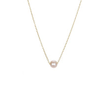 Load image into Gallery viewer, Visunion 316L Stainless Steel Necklace Exquisite Pearl Simple Rose Gold Color Link Chain Necklace Temperament Jewelry New Gift