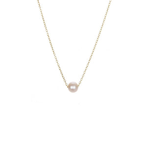 Visunion 316L Stainless Steel Necklace Exquisite Pearl Simple Rose Gold Color Link Chain Necklace Temperament Jewelry New Gift