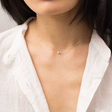 Load image into Gallery viewer, Visunion 316L Stainless Steel Necklace Exquisite Pearl Simple Rose Gold Color Link Chain Necklace Temperament Jewelry New Gift