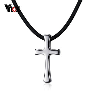 Corss Necklace for Men Jewelry High Polished Tungsten Carbide Necklaces & Pendants