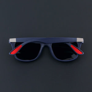 WANMEI.DS Guy's Sun Glasses Wrap Frame Polarized Sunglasses Men Classic Design All-Fit Mirror Sunglass UV400