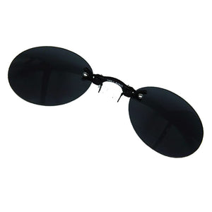 WEARKAPER Matrix Morpheus Style Occhiali da sole rotondi senza montatura Occhiali da sole da uomo con design a morsetto Occhiali da sole Oculos De Sol 