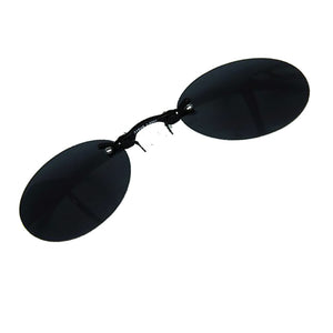 WEARKAPER Matrix Morpheus Style Occhiali da sole rotondi senza montatura Occhiali da sole da uomo con design a morsetto Occhiali da sole Oculos De Sol 