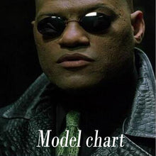 Carica l&#39;immagine nel visualizzatore di Gallery, WEARKAPER Matrix Morpheus Style Occhiali da sole rotondi senza montatura Occhiali da sole da uomo con design a morsetto Occhiali da sole Oculos De Sol 