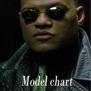 WEARKAPER Matrix Morpheus Style Occhiali da sole rotondi senza montatura Occhiali da sole da uomo con design a morsetto Occhiali da sole Oculos De Sol 