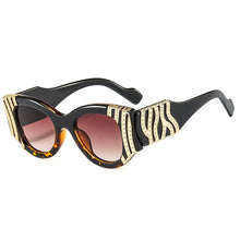 Load image into Gallery viewer, WERGASUN 2023 Vintage Metal Cat Eye Sunglasses Women Brand Designer Sun Glasses Men Cool Shades