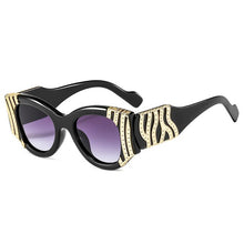 Load image into Gallery viewer, WERGASUN 2023 Vintage Metal Cat Eye Sunglasses Women Brand Designer Sun Glasses Men Cool Shades