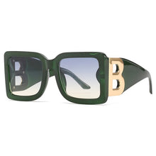 Carica l&#39;immagine nel visualizzatore di Gallery, WERGASUN Brand Designer Sunglasses Women  Retro Sunglasses Women Square Glasses Women/Men  Oculos De Sol