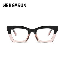 Load image into Gallery viewer, WERGASUN Cat Eye Optical Frames vintage eyeglasses Transparent Computer Glasses Fashion Brand Woman Spectacles Glasses
