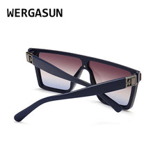 Load image into Gallery viewer, WERGASUN Classic Vintage Square Sunglasses Woman Oversized Sunglasses Woman/Men Retro Sunglasses Lentes De Sol