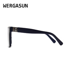 Load image into Gallery viewer, WERGASUN Classic Vintage Square Sunglasses Woman Oversized Sunglasses Woman/Men Retro Sunglasses Lentes De Sol