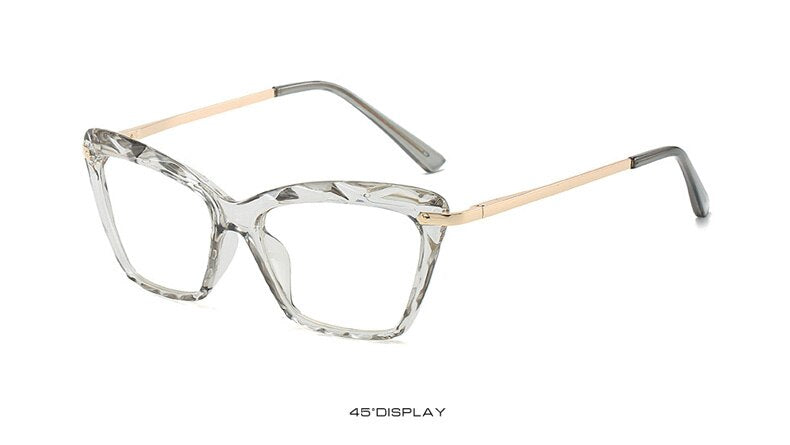 WERGASUN Square Glasses Frames Women Trending Styles Brand Optical Computer Glasses Oculos De Grau Feminino