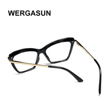 Load image into Gallery viewer, WERGASUN Square Glasses Frames Women Trending Styles Brand Optical Computer Glasses Oculos De Grau Feminino