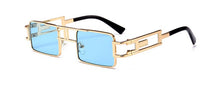 Load image into Gallery viewer, WERGASUN Square Sunglasses Women Metal punk Sun Glasses Female Vintage Retro Shades For Men UV400