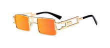 Load image into Gallery viewer, WERGASUN Square Sunglasses Women Metal punk Sun Glasses Female Vintage Retro Shades For Men UV400