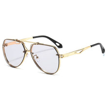 Load image into Gallery viewer, WERGASUN Vintage Round Metal Sunglasses Men Driving Black Retro Mirror Sun Glasses Lady Shade Sunglasses UV400 Oculos De Sol