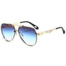 Load image into Gallery viewer, WERGASUN Vintage Round Metal Sunglasses Men Driving Black Retro Mirror Sun Glasses Lady Shade Sunglasses UV400 Oculos De Sol