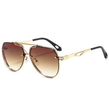Load image into Gallery viewer, WERGASUN Vintage Round Metal Sunglasses Men Driving Black Retro Mirror Sun Glasses Lady Shade Sunglasses UV400 Oculos De Sol