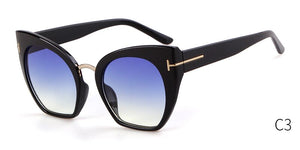 CHI CUTIE 2022 Mezza Cornice Tom Occhiali Da Sole Senza Montatura Donne Uomini Del Progettista di Marca Femminile di Grandi Dimensioni Occhiali Da Sole Quadrati CE Shades OM694 