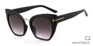 CHI CUTIE 2022 Mezza Cornice Tom Occhiali Da Sole Senza Montatura Donne Uomini Del Progettista di Marca Femminile di Grandi Dimensioni Occhiali Da Sole Quadrati CE Shades OM694 