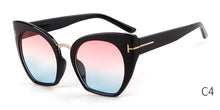 Carica l&#39;immagine nel visualizzatore di Gallery, CHI CUTIE 2022 Mezza Cornice Tom Occhiali Da Sole Senza Montatura Donne Uomini Del Progettista di Marca Femminile di Grandi Dimensioni Occhiali Da Sole Quadrati CE Shades OM694 
