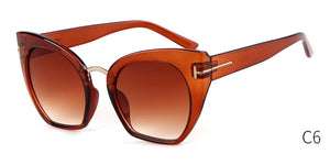 CHI CUTIE 2022 Mezza Cornice Tom Occhiali Da Sole Senza Montatura Donne Uomini Del Progettista di Marca Femminile di Grandi Dimensioni Occhiali Da Sole Quadrati CE Shades OM694 