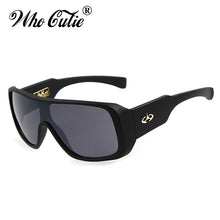Load image into Gallery viewer, WHO CUTIE 2022 Sport Shield Sunglasses Men Brand Designer Classic ONE PIECE Driving Male Square Sun Glasses Shades oculos OM283B