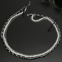 Carica l&#39;immagine nel visualizzatore di Gallery, WHO CUTIE 2023 White Pearl Sunglasses Chain Women Lanyard with Strap Eye Glasses Accessories for lady (only chain no glasses)