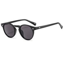 Load image into Gallery viewer, WHO CUTIE Vintage Round Sunglasses Men Women Brand Design Rivet Frame Purple Lens Retro Circle Sun Glasses Shades S292