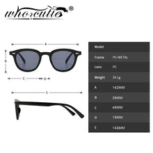 Load image into Gallery viewer, WHO CUTIE Vintage Square Sunglasses Women Brand Design Rivet Frame Red Lens Retro Acetate Sun Glasses Shades Men S380