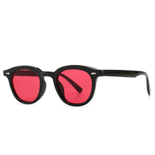 Load image into Gallery viewer, WHO CUTIE Vintage Square Sunglasses Women Brand Design Rivet Frame Red Lens Retro Acetate Sun Glasses Shades Men S380