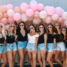 Load image into Gallery viewer, WHO CUTIE Love Heart Shaped Sunglasses Women Retro Vintage Shiny Sunnies 90s Lady Pink Frame Cat Eye Sun Glasses Shades Gift 475