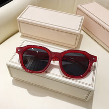 Load image into Gallery viewer, WHO CUTIE Trendy Square Rectangle Sunglasses Vintage Women Brand Design Green Frame Yellow Lens Sun Glasses Men Shades UV400