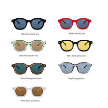 Load image into Gallery viewer, WHO CUTIE Trendy Square Rectangle Sunglasses Vintage Women Brand Design Green Frame Yellow Lens Sun Glasses Men Shades UV400